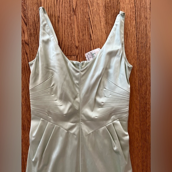 New with tags Zac Posen mint silk dress size 4 - Picture 2 of 6